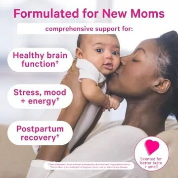 Pink Stork Total Postnatal Vitamins for New Moms 1 Month Supply
