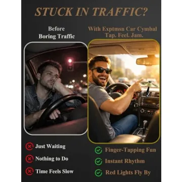 Crisper Sound Car Cymbal - Fun Drummer Gift For All