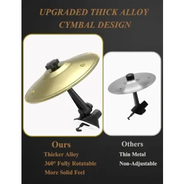 Crisper Sound Car Cymbal - Fun Drummer Gift For All