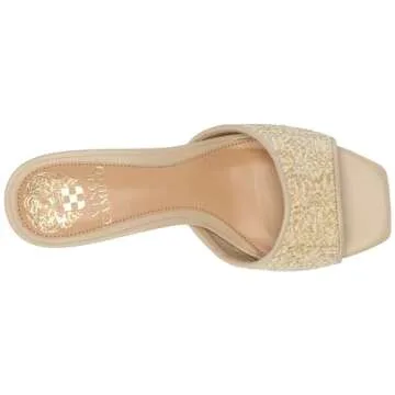 Vince Camuto Women's Faiza Heeled Sandal, Natural/Oat, 8