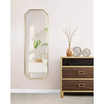 Kate and Laurel Rhodes Octagon Wall Mirror for Modern Homes