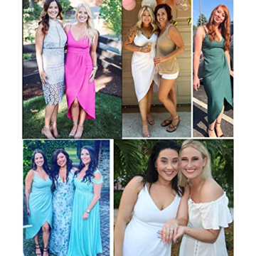 Sexy V Neck Backless Maxi Dress for Women - Cocktail Party Essential