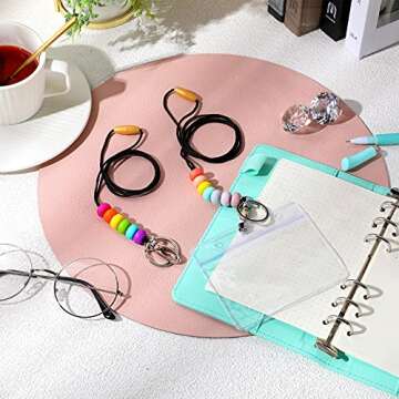 Colorful Marspark Silicone Lanyards for ID Badges