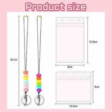 Colorful Marspark Silicone Lanyards for ID Badges