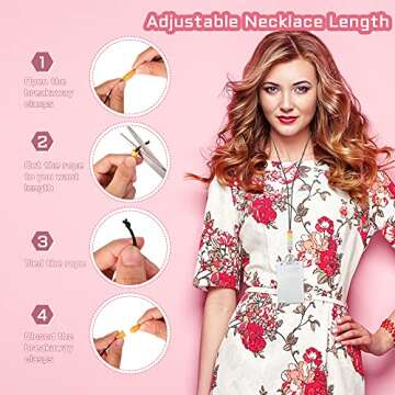 Colorful Marspark Silicone Lanyards for ID Badges