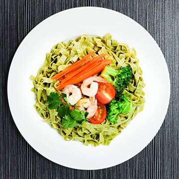 Organic Edamame Fettuccine 8 oz, Low Carb Pasta Gluten-Free High in Plant-Based Protein, Keto-Friendly, Organic, Kosher, BRC, Non-GMO, Vegan