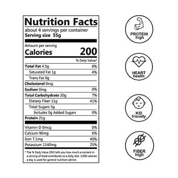 Organic Edamame Fettuccine 8 oz, Low Carb Pasta Gluten-Free High in Plant-Based Protein, Keto-Friendly, Organic, Kosher, BRC, Non-GMO, Vegan