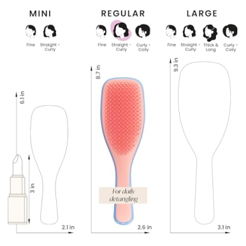 Tangle Teezer Detangler Brush for Knot-Free Hair Care