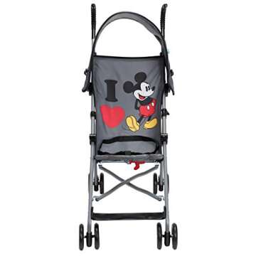 Disney Umbrella Stroller with Canopy, I Heart Mickey