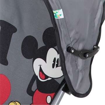 Disney Umbrella Stroller with Canopy, I Heart Mickey