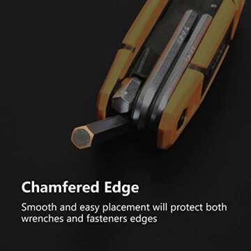 MULWARK 17pcs Folding Allen Wrench Set | Metric & Standard SAE - Key Tool 2 Pack Portable Hex for Basic Home Repair and General Applications