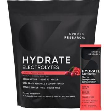 Sports Research Hydrate Electrolytes - Sugar-Free Cherry Pomegranate