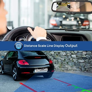 Pyle Backup Camera System with Mirror Screen & Night Vision