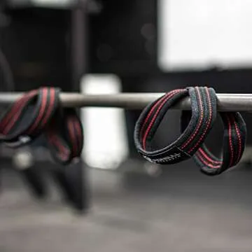 Heavy Duty Lifting Straps for Deadlift - Figure 8 Wrist Straps for Heavy Weight Lifting, Strongman, Powerlifting, Workout and Weightlifting - For Men (12" - Up to 8" Wrist Circumference)