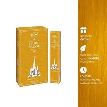 HEM Catholic Church Masala Incense Sticks Relaxation Pack 12x15g