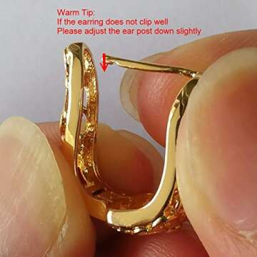 Dainty Filigree Wide Hoop Earrings for Women Oval Hypoallergenic Sensitive Ear Trendy Hooped Jewelry Gifts Birthday Mom Xmas