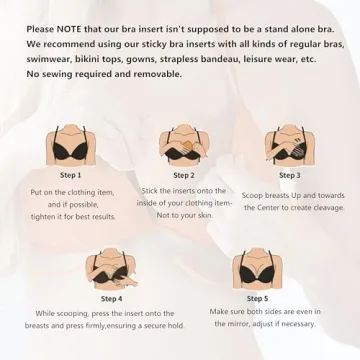 Double-Sided Sticky Bra Pads for Instant Lift and Support