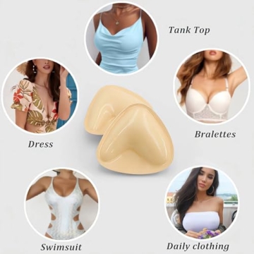 Double-Sided Sticky Bra Pads for Instant Lift and Support