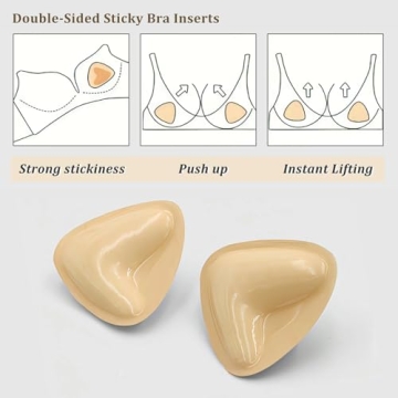 Double-Sided Sticky Bra Pads for Instant Lift and Support