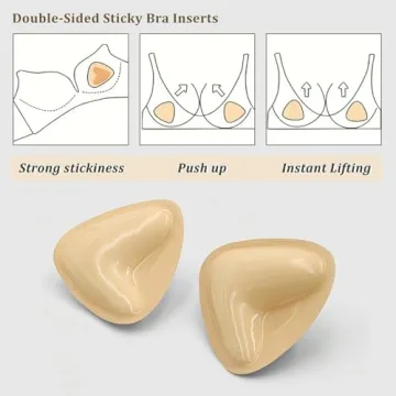 Double-Sided Sticky Bra Pads for Instant Lift and Support