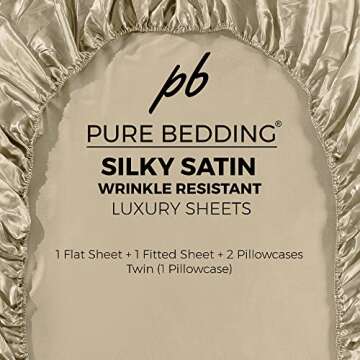 Gorgeous Queen Satin Sheets - Luxurious Softness & Comfort