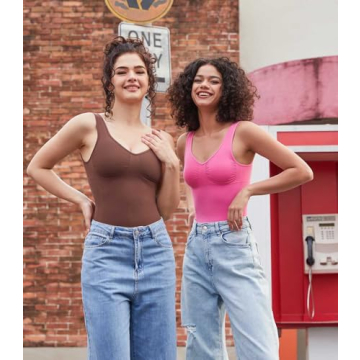 OMAKGI Seamless Shapewear Bodysuits for Women