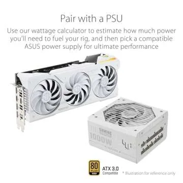 ASUS TUF Gaming NVIDIA GeForce RTX™ 4070 Ti Super White OC Edition Gaming Graphics Card (PCIe 4.0, 16GB GDDR6X, HDMI 2.1a, DisplayPort 1.4a)