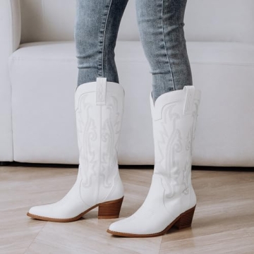 Athlefit Western Cowboy Boots for Stylish Women