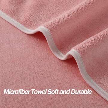 Wuwahold Superior Microfiber Gym Towels 15x31 Inches