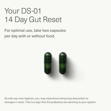 Seed 14 Day Gut Reset - Prebiotic and Probiotic for Women & Men - Digestive Health, Gut Health, Rapid Gut Recovery, Bloating & Constipation Relief - Vegan & Shelf-Stable - 28 Capsules (14-Day Supply)