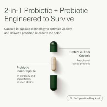 Seed 14 Day Gut Reset - Prebiotic and Probiotic for Women & Men - Digestive Health, Gut Health, Rapid Gut Recovery, Bloating & Constipation Relief - Vegan & Shelf-Stable - 28 Capsules (14-Day Supply)