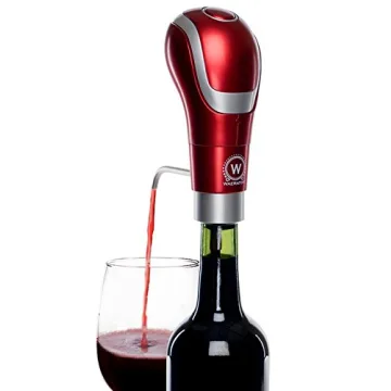 Waerator Instant 1-Button Aeration & Decanter Electric Wine Aerator: Enhance Wine Flavor of Waerator...