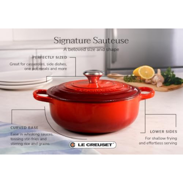 Le Creuset Enameled Cast Iron Sauteuse Oven 3.5 Qt