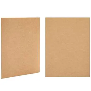 96 Sheets Brown Kraft Paper Cardstock, 176gsm (8.5 x 11 In) for Crafts, Wedding, Party Invitations, Drawing, DIY Projects