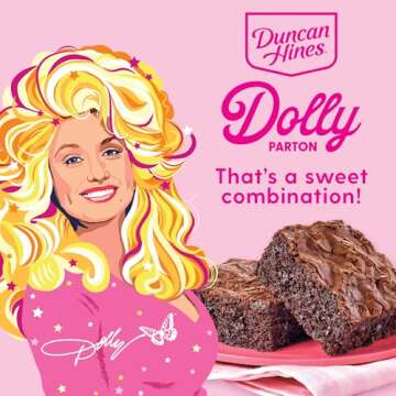Duncan Hines Dolly Parton's Fabulously Double Fudge Brownie Mix, 17.6 oz.