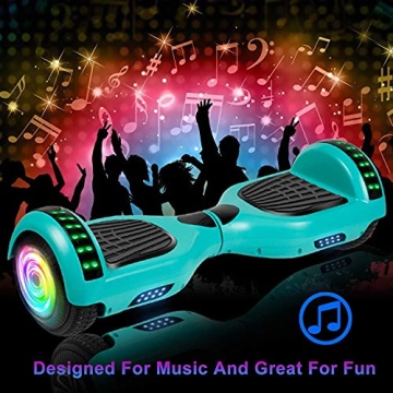 SISIGAD Hoverboard for Kids - Safe Stylish Fun Riding