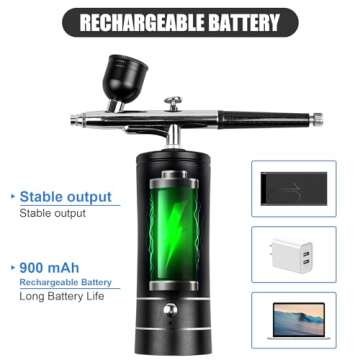 Esakoya Airbrush Kit - Wireless, Precise, Rechargeable