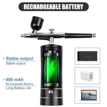 Esakoya Airbrush Kit - Wireless, Precise, Rechargeable