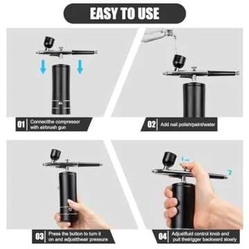 Esakoya Airbrush Kit - Wireless, Precise, Rechargeable