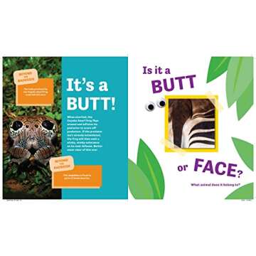 Butt or Face?: A Hilarious Animal Guessing Game Book for Kids