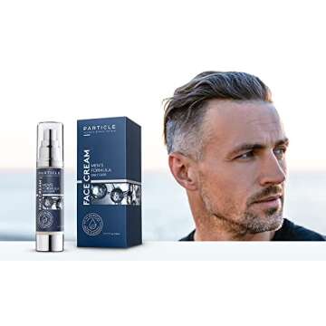 Particle 6-in-1 Face Cream for Men Anti-Aging Moisturizer, Reduces Wrinkles, Dark Spots & Eye Bags, ...