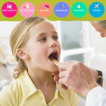 WISYOK Jumbo Craft Sticks - 60pcs Natural Birch Wood