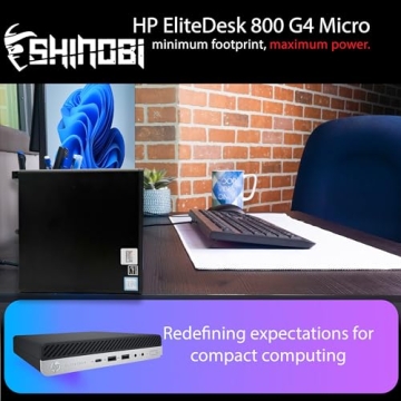 HP EliteDesk 800 G4 Mini PC | 32GB RAM & 1TB SSD Renewed
