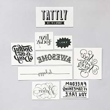 Tattly Temporary Tattoos Inspirational Set, 1 Ounce