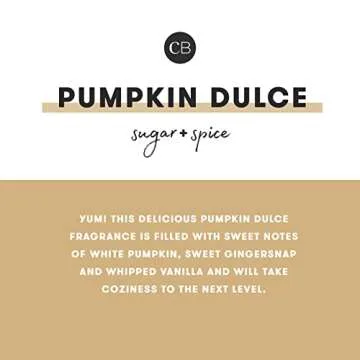 Capri Blue Holiday Mercury Jar Candle - Luxury Scented Candles for Home Decor - Long Lasting Soy Wax Blend- Decorative Jar for Holidays - Inverted Pumpkin Dulce (10 oz)