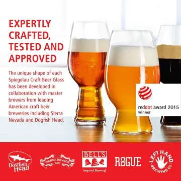 Spiegelau Craft Beer Glasses Set of 4 – Premium Quality