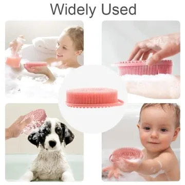 Soft Silicone Body Scrubber Set for Gentle Exfoliation