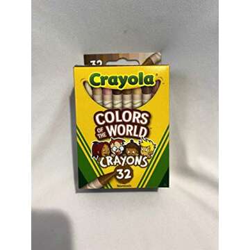 Crayola Multicultural Crayons - 32 Count Set for Diverse Art