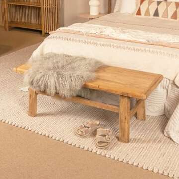 Bloomingville Reclaimed Elm Wood Coffee Table