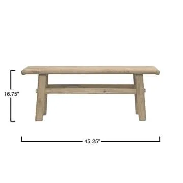 Stylish Bloomingville Reclaimed Elm Wood Coffee Table